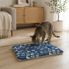 Tapis pour chat matelassé — couverture douillette & lavable, motifs mignons | Mileoo