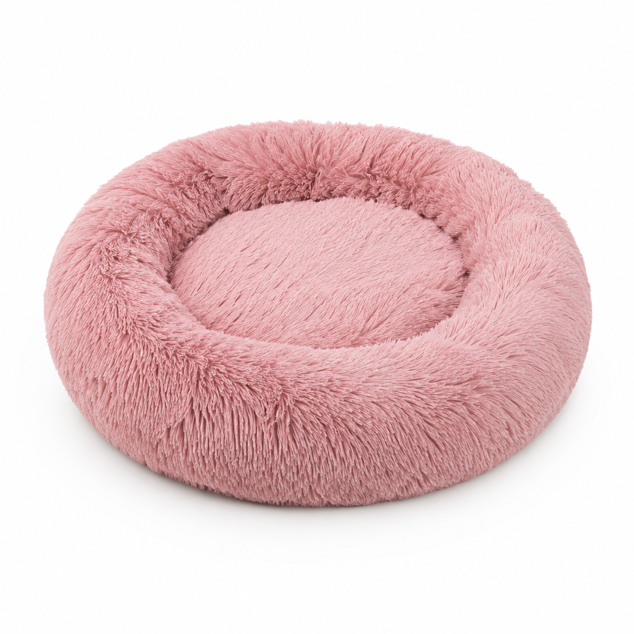 Lit chat donut moelleux pour chat et chien — panier rond ultra-doux | Mileoo