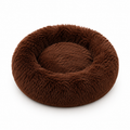 Lit chat donut moelleux pour chat et chien — panier rond ultra-doux | Mileoo
