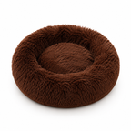 Lit chat donut moelleux pour chat et chien — panier rond ultra-doux | Mileoo