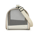 Sac transport chat avion beige imperméable pliable cabine