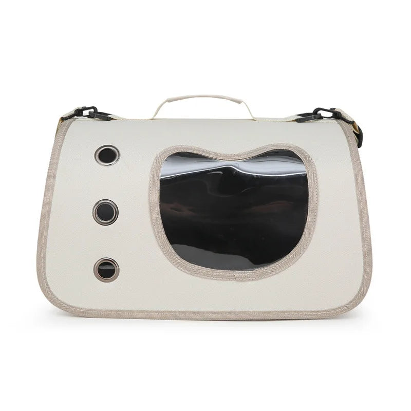 Sac transport chat avion gris structure rigide 40x26x22 cm
