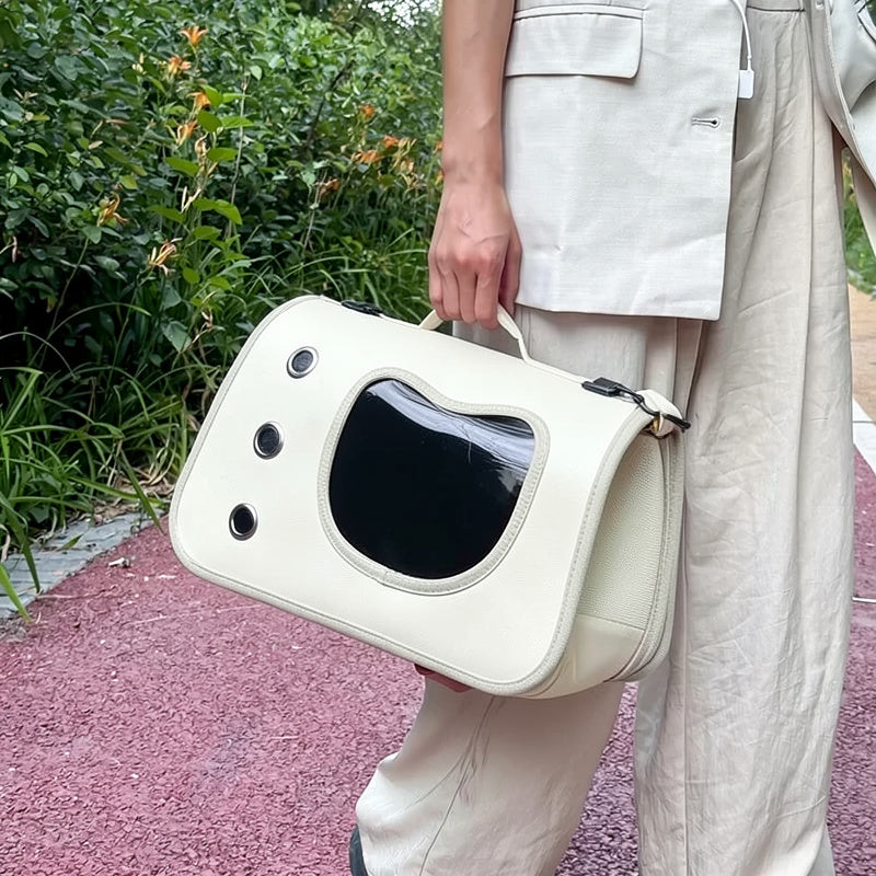 Sac transport chat avion blanc cabine rigide imperméable