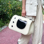 Sac transport chat avion blanc cabine rigide imperméable