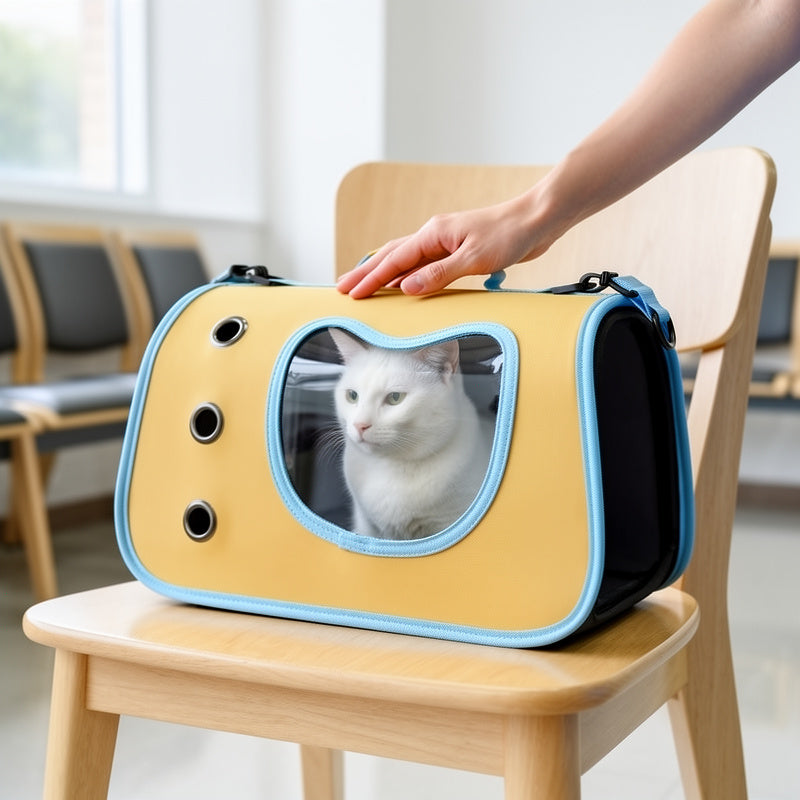 Sac transport chat avion compatible train cabine