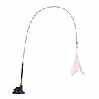 Jouet chat canne plumes 2-en-1 autonome interactif lifestyle