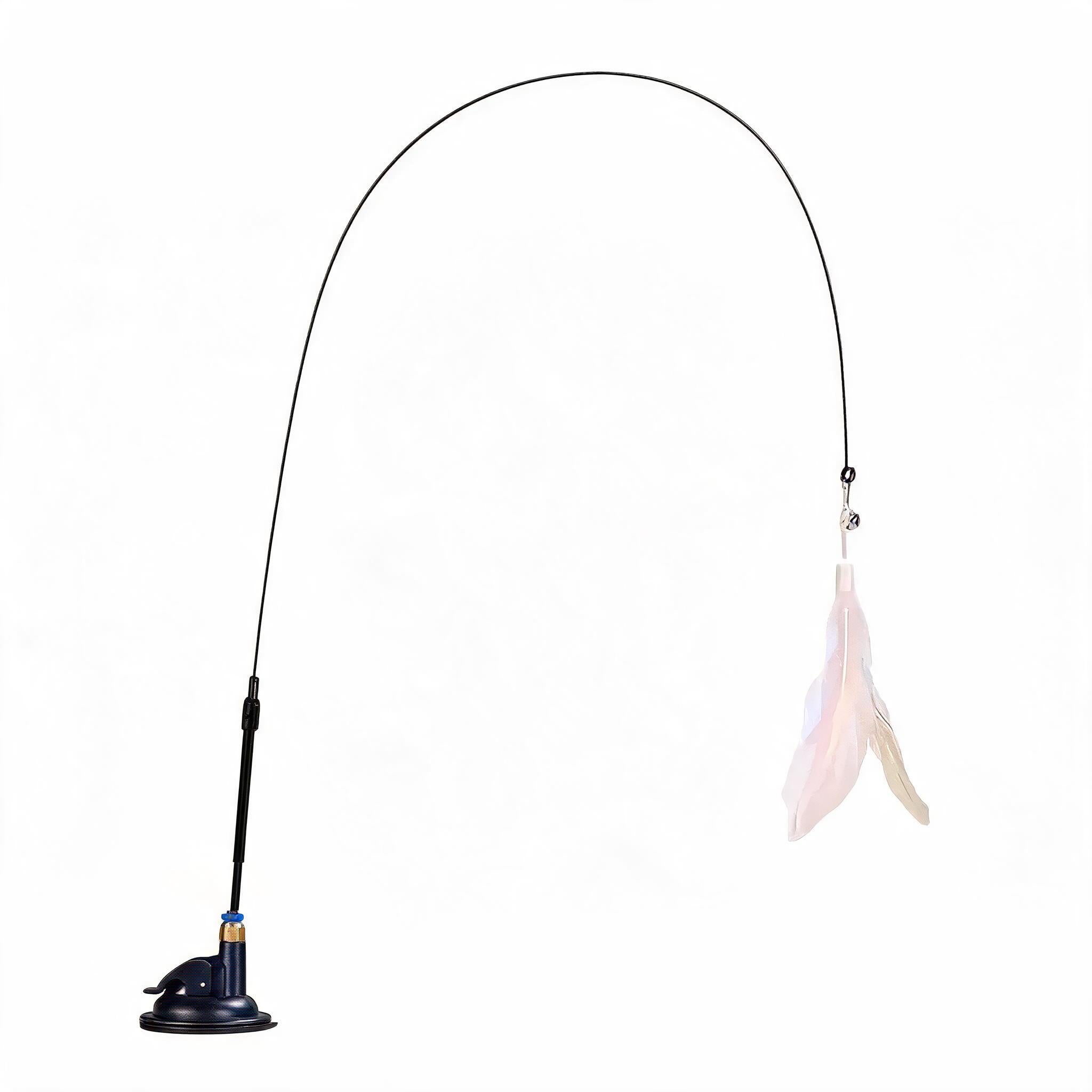 Jouet chat canne plumes 2-en-1 autonome interactif lifestyle