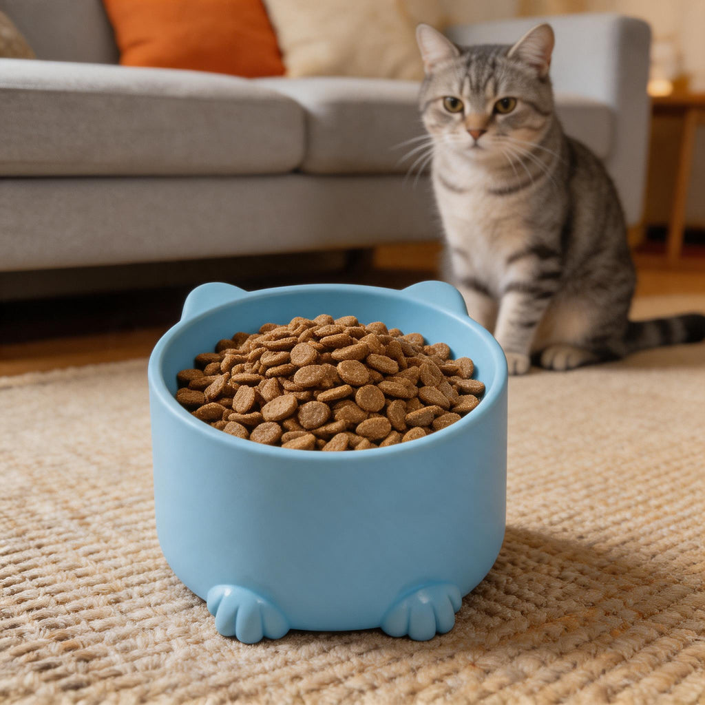 Gamelle anti glouton chat ingestion lente antidérapante